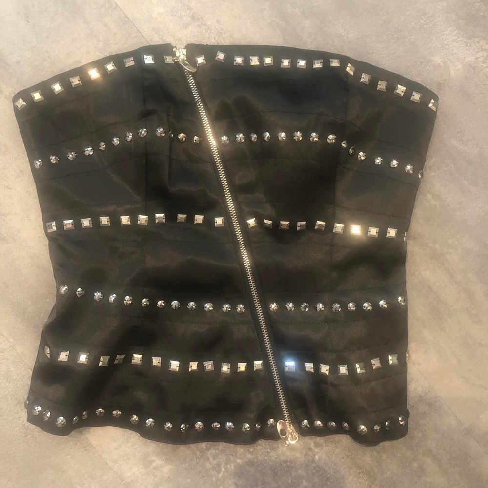 Charlotte Russe Bustier style top